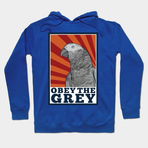 Obey the Grey Hoodie by SSArt